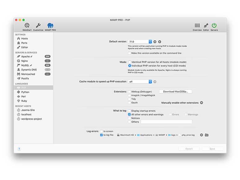 MAMP Pro for Mac 4.4_PHP教程