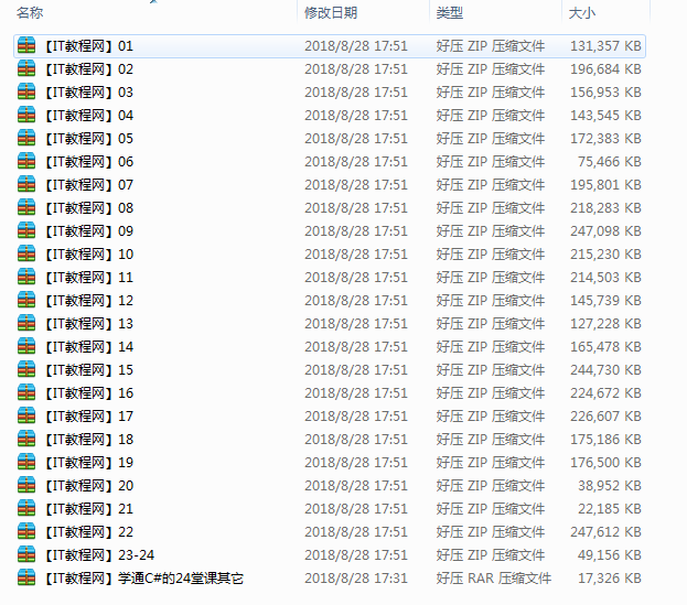 《学通C#的24堂课》随书光盘（配套视频）_NET教程