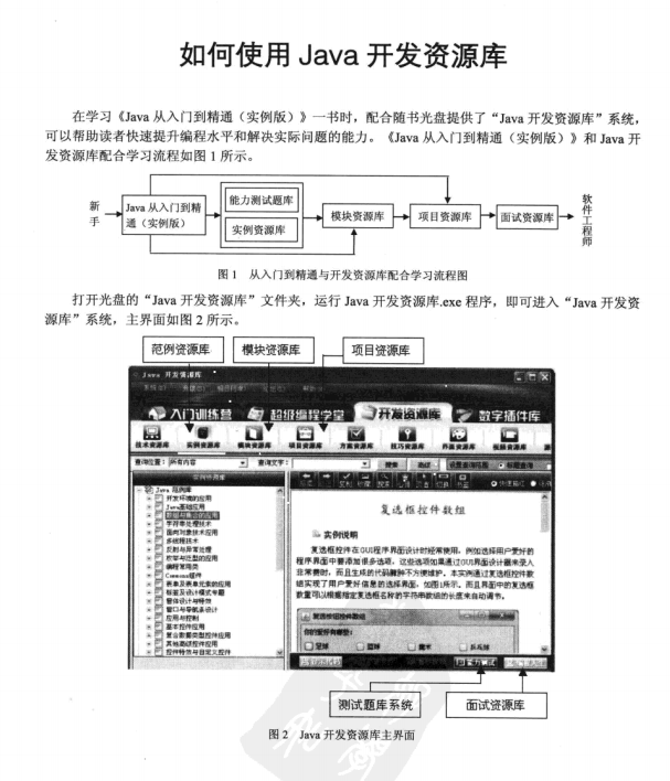 Java从入门到精通实例版（含光盘代码）中文 完整pdf