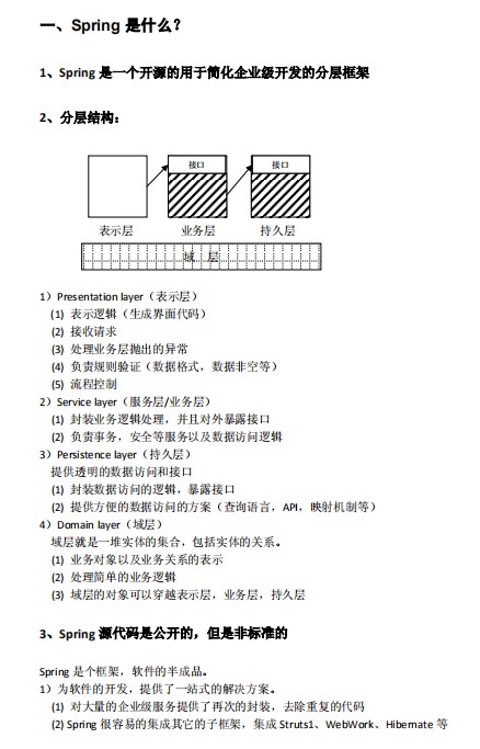 Spring初学者入门教程 PDF