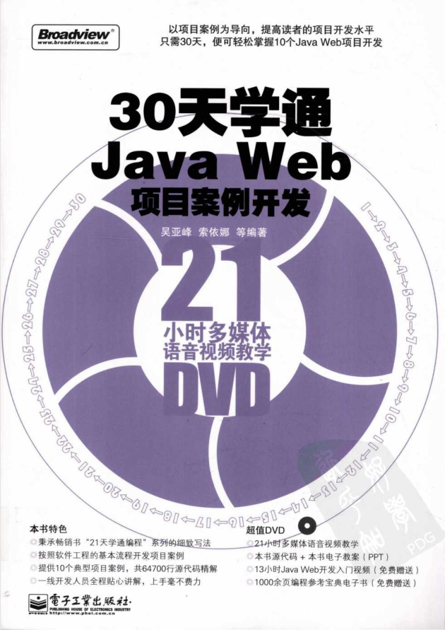30天学通Java Web项目案例开发
