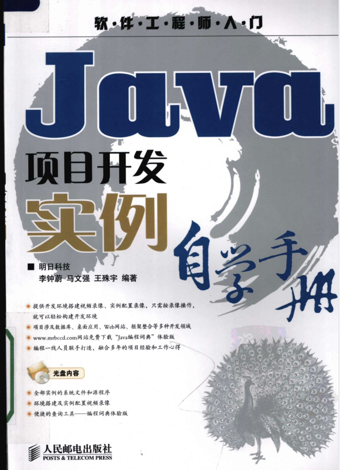 Java项目开发实例自学手册