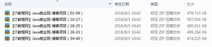 Java就业班博客项目培训视频【40讲】