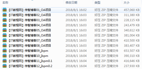 JBPM与OA项目视频教程（共12集）
