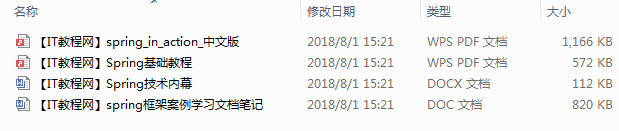 Spring相关资料汇总