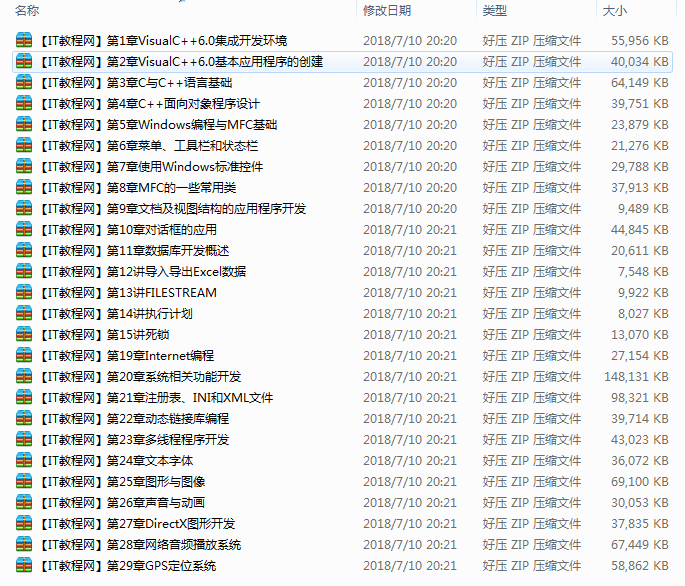VC技术开发大全【视频】