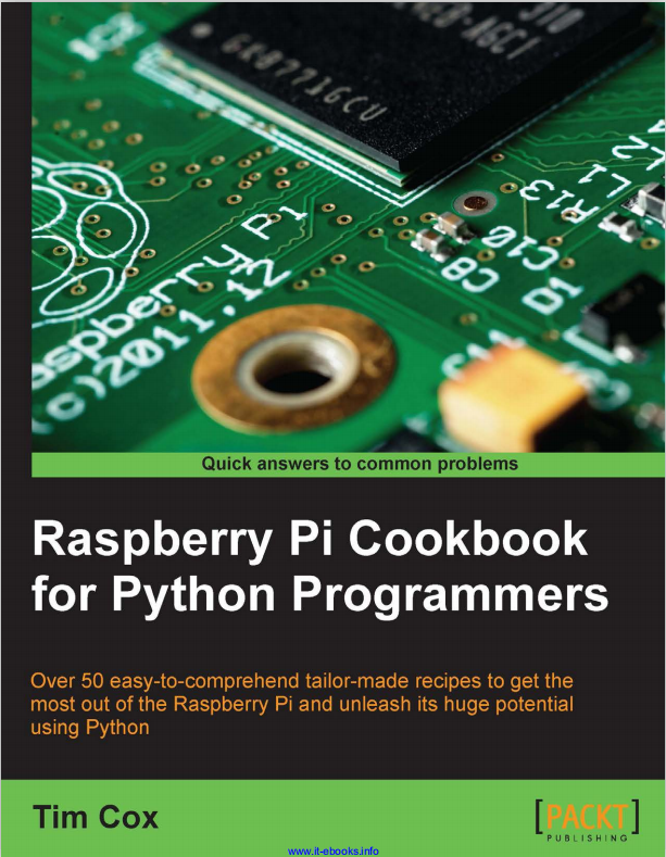 Raspberry Pi Cookbook for Python Programmers 英文PDF_Python教程