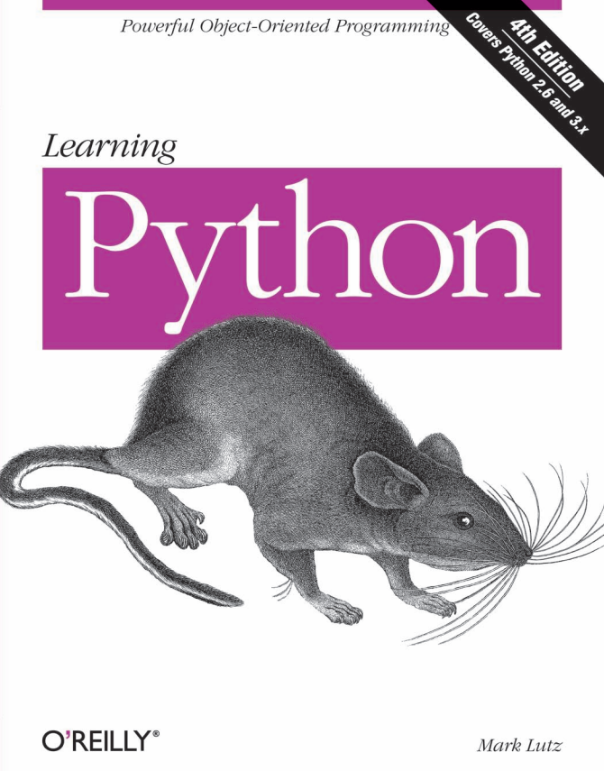 Learning Python 4th Edition-Oreilly 英文pdf_Python教程