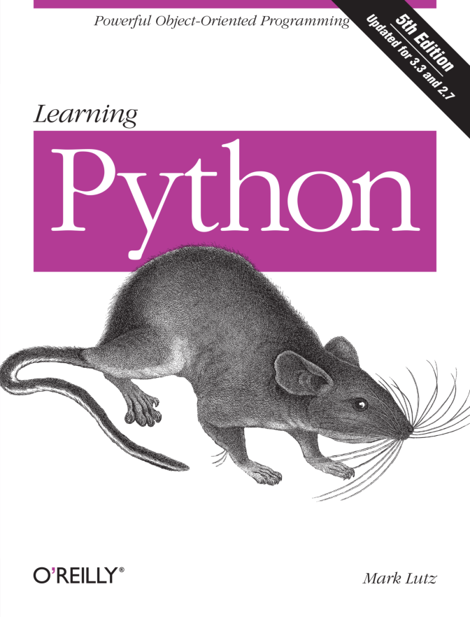 python学习手册 第5版（英文版）_Python教程