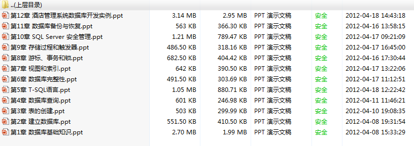 数据库技术与应用开发教程（包含课件PPT和源码）_数据库教程